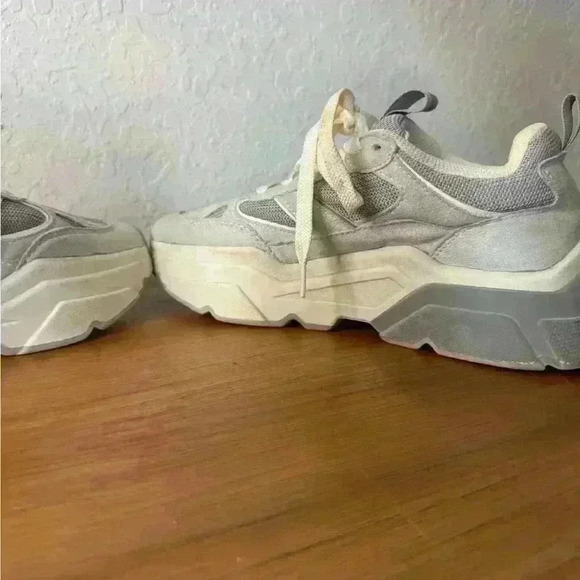 H&M Chunky Trainers Shoes Rubber lift elevated Size 38 - Picture 7 of 13